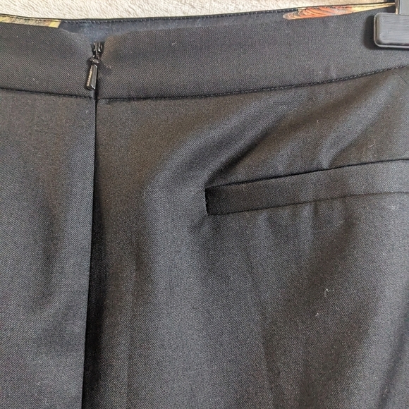 Elegant Ted Baker Wool Blend  Black Women's Pencil  Skirt US Size 10 - Picture 4 of 11